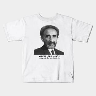 Emperor Haile Selassie I Kids T-Shirt